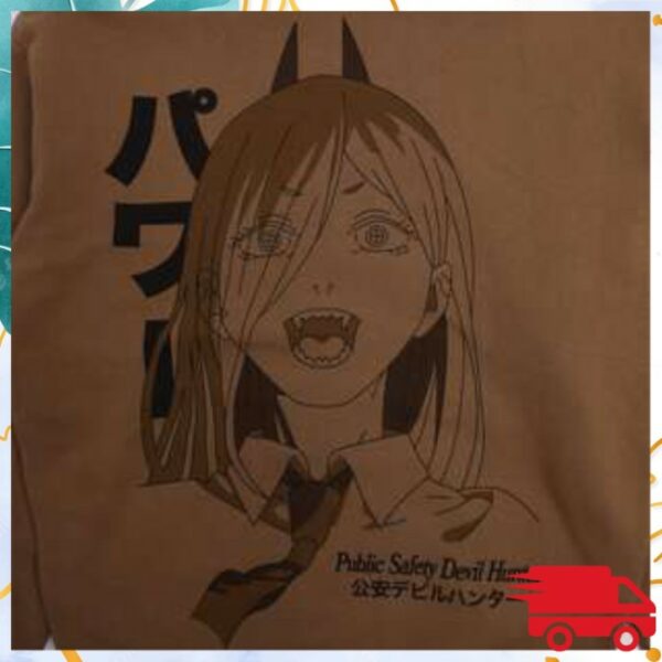 Crunchyroll Store Merch Chainsaw Man Power And Meowie Hoodie Sweatshirt