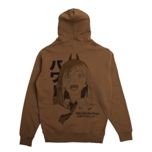 Crunchyroll Store Merch Chainsaw Man Power And Meowie Hoodie Sweatshirt