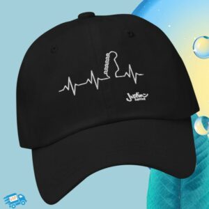 Justinguitar Merch Store Heartbeat Guitar Baseball Cap