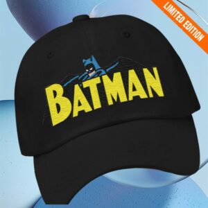 Dc Store Merch Batman Silver Age Logo Embroidered Dad Hat