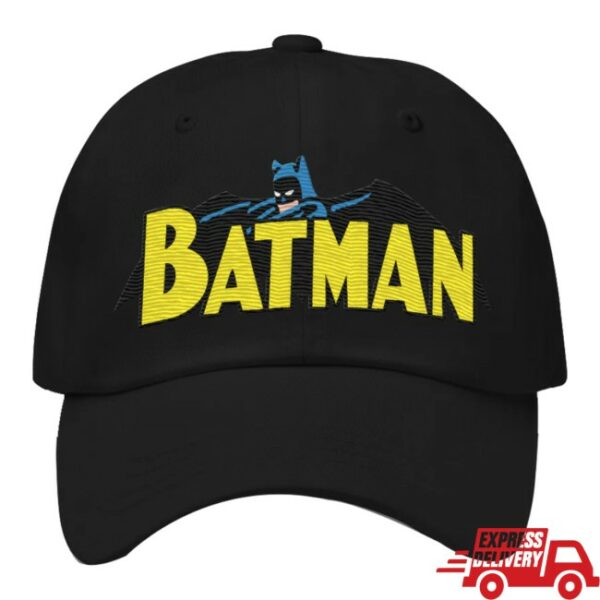 Dc Store Merch Batman Silver Age Logo Embroidered Dad Hat