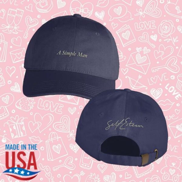 Self Esteem Store Merch A Simple Man Cap