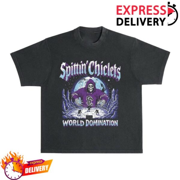 Barstool Sports Store Merch Spittin Chiclets World Domination Tee