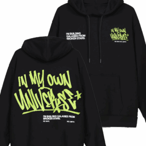 Outfitters Store Merch Slogan Print Pull Over Hoodie