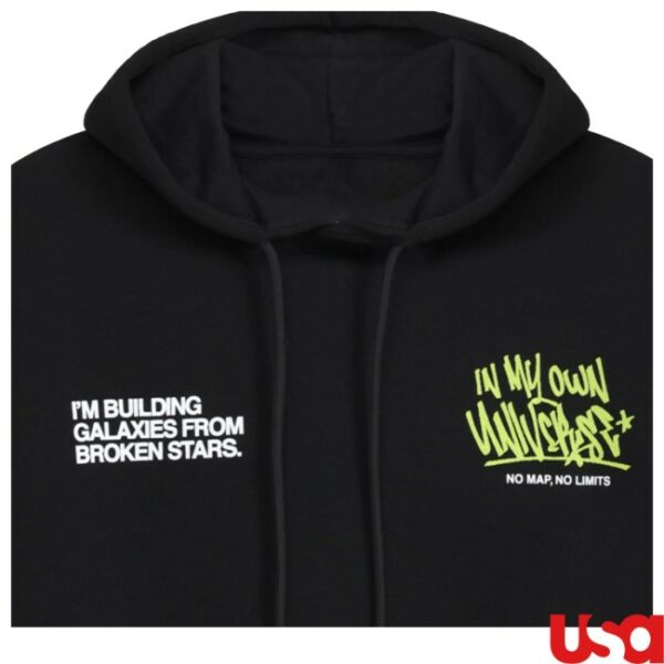 Outfitters Store Merch Slogan Print Pull Over Hoodie