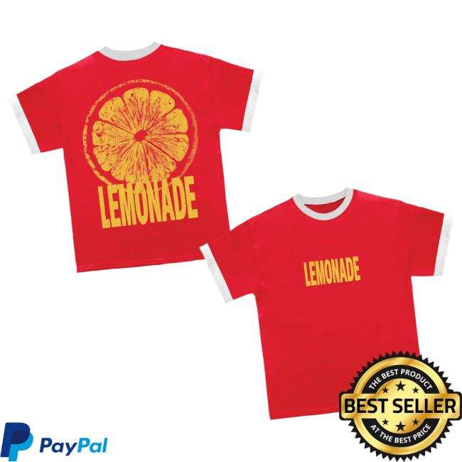 Louis Tomlinson Store Merch Lemonade Red Ringer T-Shirt Louis Tomlinson Store Merch Lemonade Red Ringer T-Shirt