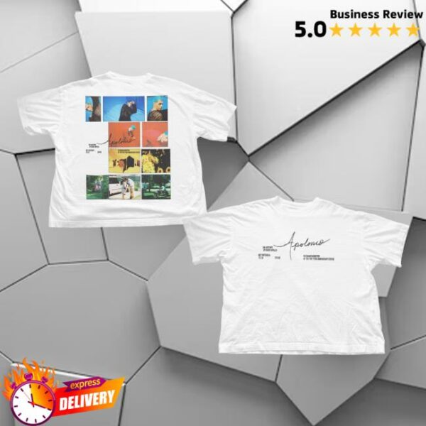 Omar Apollo Merch Store Apolonio Anniversary Tee White