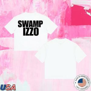 Swamp Izzo Merch Store Oversized Swamp Izzo Tee White