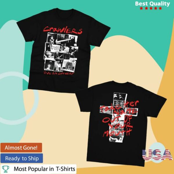 Crawlers Official Merch Store Cross T-Shirt
