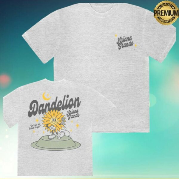 Ariana Grande Store Merch Dandelion Grey T-Shirt