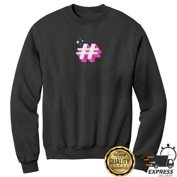 Frankie Grande Store Merch Sparkle Hashtag Champion Sweatshirt