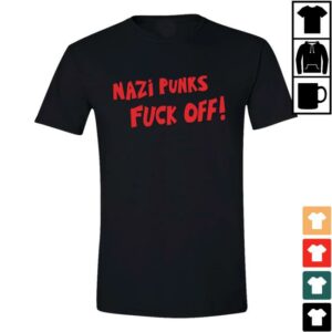 Hellomerch Store Dead Kennedys Nazi Punks Fuck Off Black T-Shirt