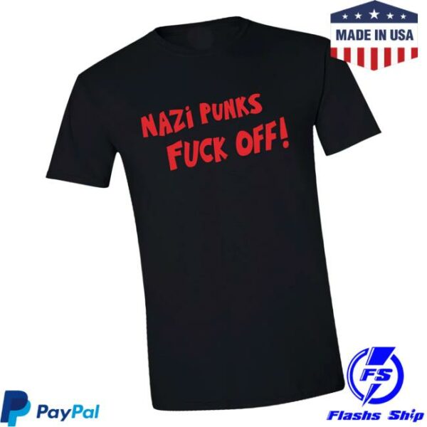Hellomerch Store Dead Kennedys Nazi Punks Fuck Off Black T-Shirt