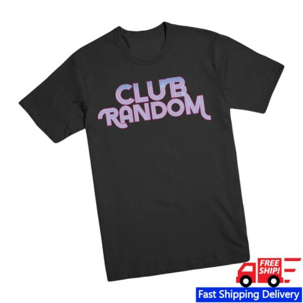 Club Random Merch Store Logo T-Shirt Black