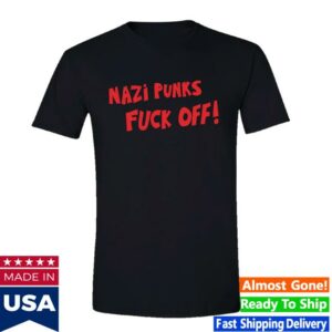 Hello Merch Dead Kennedys Nazi Punks Fuck Off Black T-Shirt