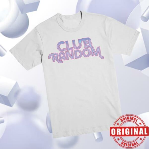 Club Random Merch Store Logo T-Shirt White