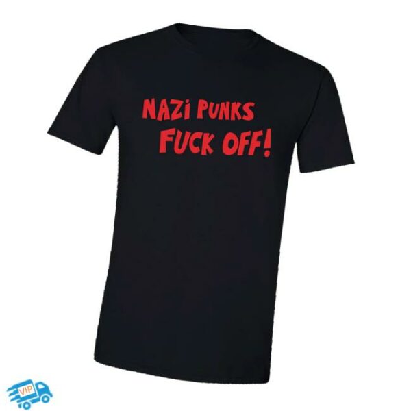 Hello Merch Dead Kennedys Nazi Punks Fuck Off Black T-Shirt