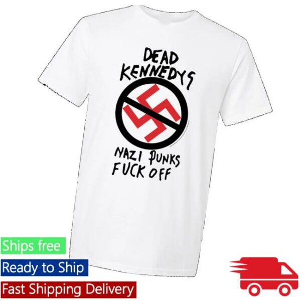 Hello Merch Dead Kennedys Nazi Punks Fuck Off White T-Shirt