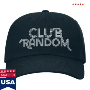Club Random Merch Store Logo Unstructured Hat