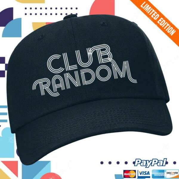 Club Random Merch Store Logo Unstructured Hat