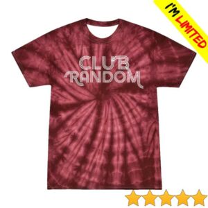 Club Random Merch Store Tie-Dye T-Shirt Red