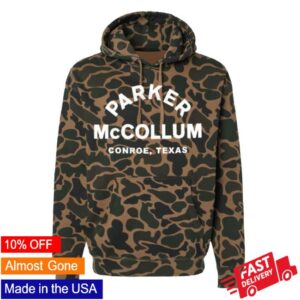 Parker Mccollum Merch Store Camo Arch Text Hoodie