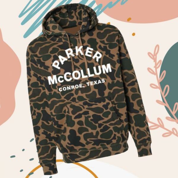 Parker Mccollum Merch Store Camo Arch Text Hoodie