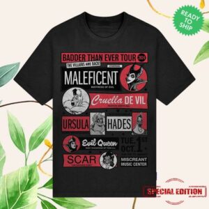 Spirit Jersey Merch Store Disney Villains World Tour Everydaytee