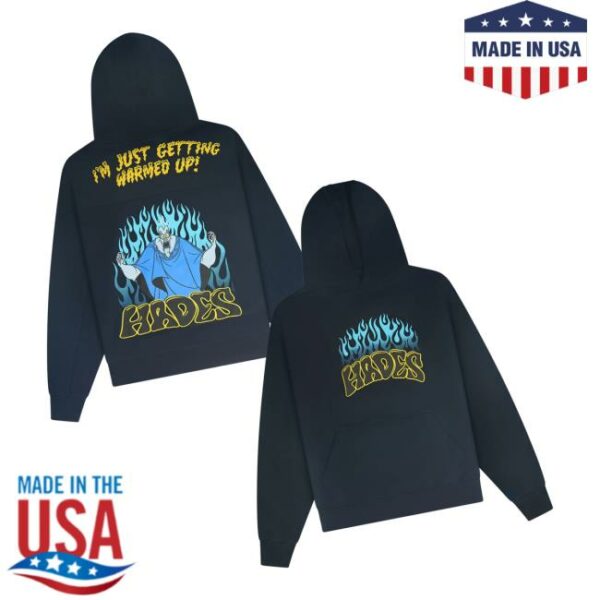 Spirit Jersey Merch Store Hades Warmed Up Disney Villains Spirit Jersey Fleece Pullover Hoodie