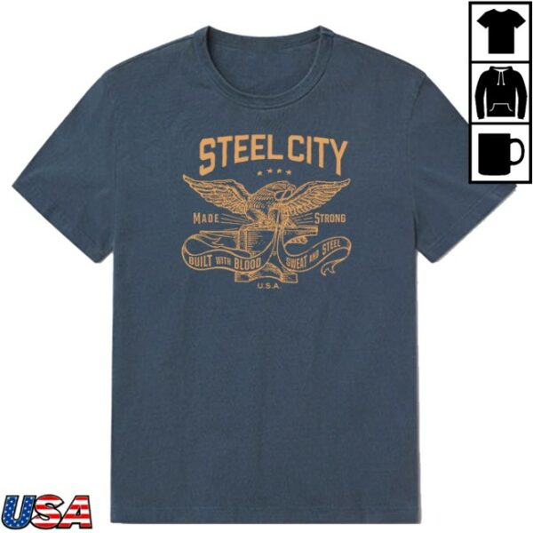 Steel City Store Merch Eagle Anvil Shirt