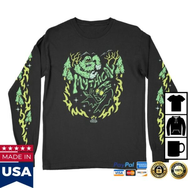 Mythical Store Merch Cryptid Clash Long Sleeve Tee