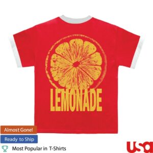 Louis Tomlinson Store Merch Shop Lemonade Red Ringer T-Shirt