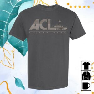 Acl Festival Merch Store Acl Fest Skyline Lineup Tee
