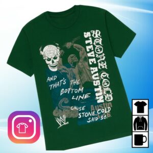 Steal Deal Store Merch Licensed Wwe Stone Cold T-Shirt
