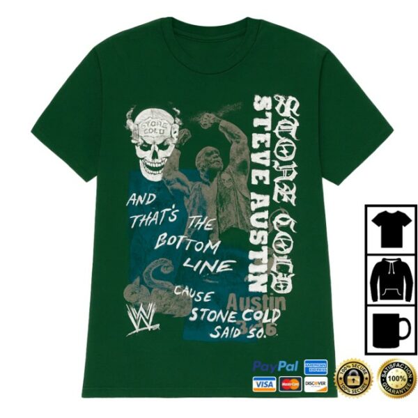 Steal Deal Store Merch Licensed Wwe Stone Cold T-Shirt