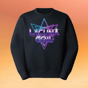 Lacuna Coil Merch Store Lacuna Coil Retro Wave 80 Sweater