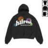 Haircut Merch Store Jesus Hoodie Brown
