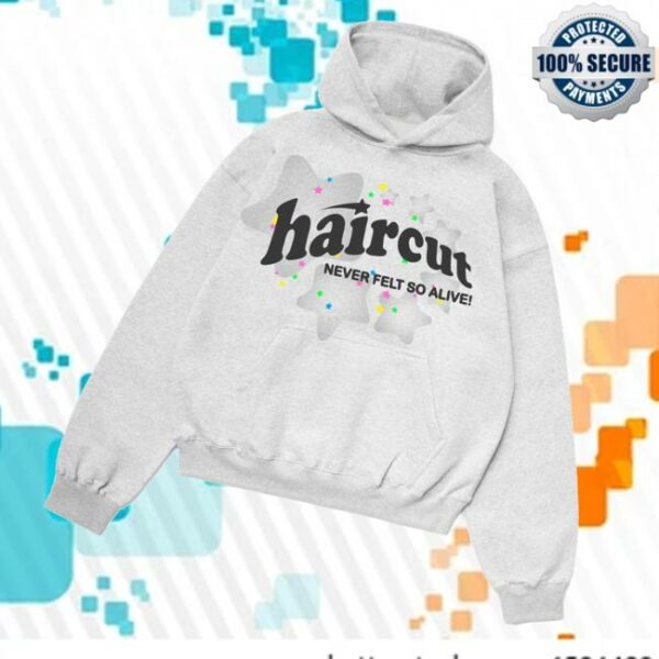 Haircut Merch Store Transparent Star Hoodie