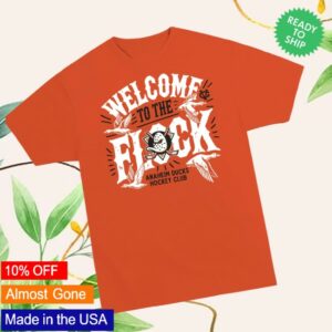 Anaheim Team Store Merch Welcome To The Flock Tee