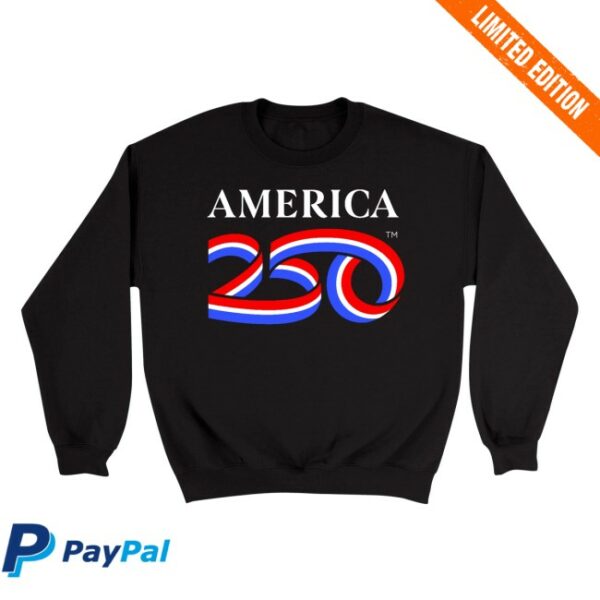 America250 Store Merch America250 Red White & Blue Unisex Crewneck Sweatshirt