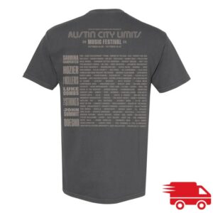 Acl Festival Store Merch Acl Fest Skyline Lineup Tee