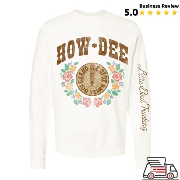 Opry Store Merch Opry X Little Bird Trucking How-Dee Fleece Sweatshirt