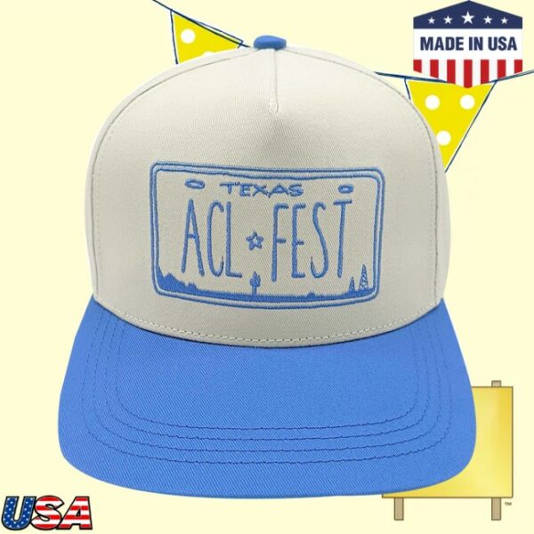 Acl Festival Store Merch Brandon Maxwell X Acl Fest Plate A-Frame Hat