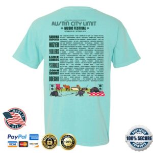 Acl Festival Store Merch Critter Picnic Lineup Tee