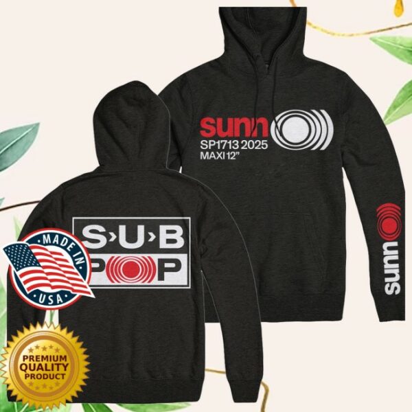 Sub Pop Mega Mart Store Merch Maxi Sp1713 Hooded Sweatshirt