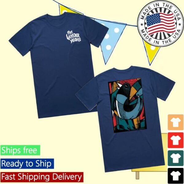 Hopeless Records Merch Store The Wonder Years Cubist Hank Cobalt T-Shirt
