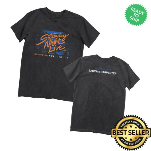 Nbc Store Merch Saturday Night Live 51 Concert Show 3 Sabrina Carpenter Tee