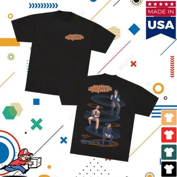 Jonas Brothers Shop Merch Greetings From Your Hometown Nashville Tn Tee