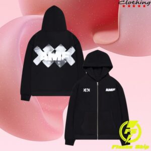 Amf Festival Shop Merch Amf White Crosses Zip-Up 2025