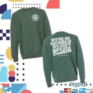 Hopeless Records Store Merch The Wonder Years ‘Cardinals’ Alpine Green Crewneck